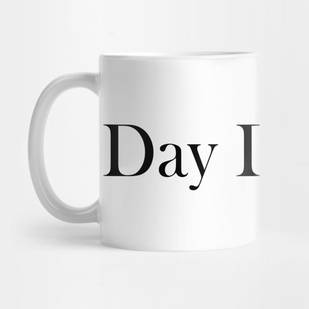 Day Drinker Established 2020 Humorous Minimal Typography by Color Me Happy 123